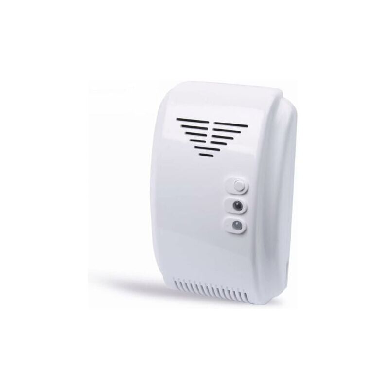 foto del prodotto odipie rilevatore di gas, betterlife sensore rilevatore di gas 12v allarme propano butano gpl camper naturale camper camper van, bianco