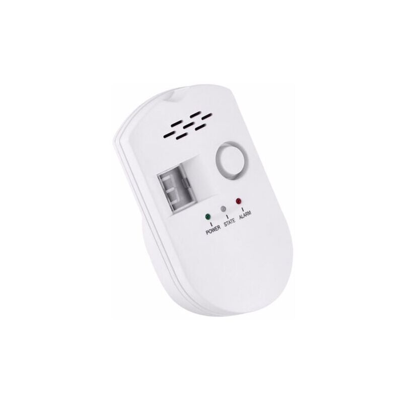 foto del prodotto odipie rilevatore di gas monopezzo allarme plug in per gas naturale metano propano butano con display digitale 69 120 mm