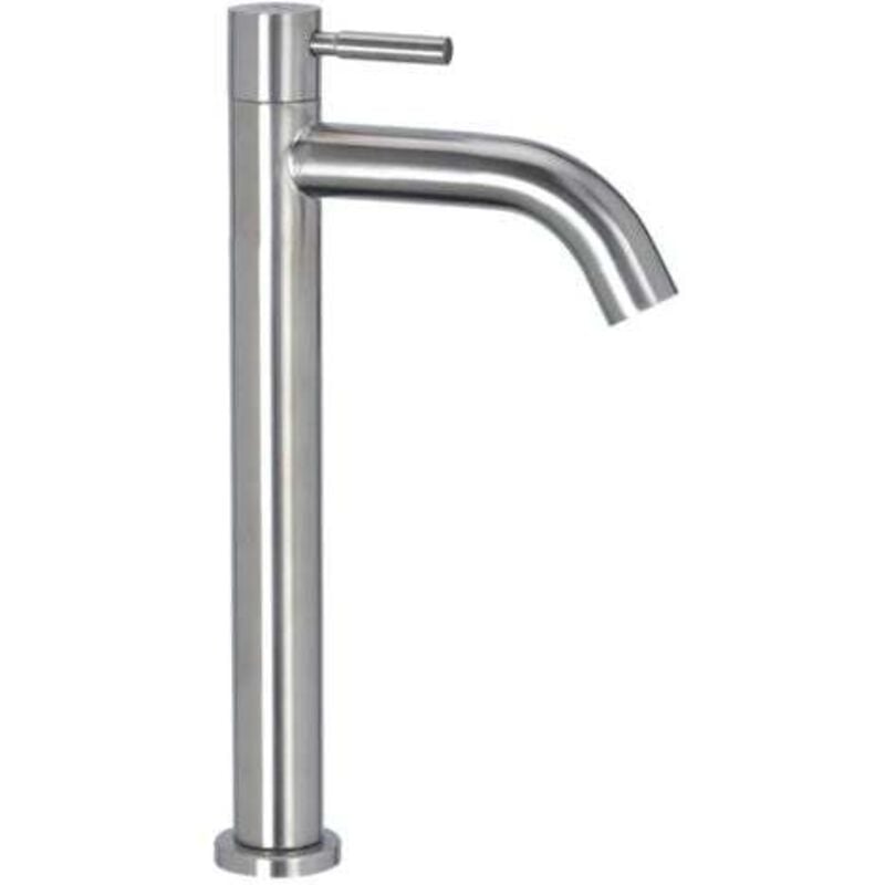 foto del prodotto odipie rubinetto per bagno con maniglia singola in acciaio inossidabile, rubinetto per lavabo con acqua calda e fredda