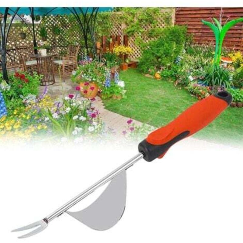 foto del prodotto odipie sarchiatore da giardino, sarchiatore da giardino ergonomico sarchiatore manuale facile da rimuovere le erbacce strumento per diserbo del