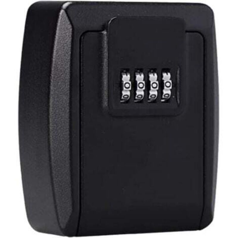 foto del prodotto odipie scatola di sicurezza con combinazione a 4 cifre montata a parete, scatola di sicurezza per ufficio, casa, garage, scuola, chiave di scorta,