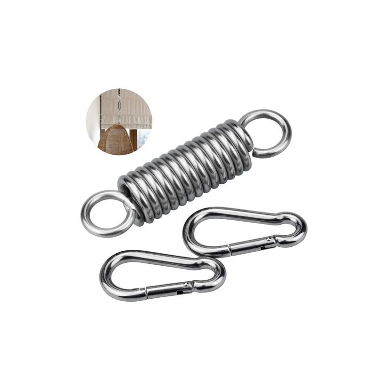 foto del prodotto odipie sedia sospesa, molla oscillante con 2 moschettoni, molla in acciaio per sedia sospesa, sedia sospesa, sedia sospesa, sedia sospesa, sedia