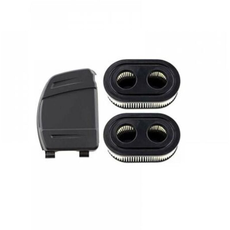 foto del prodotto odipie set di 2 filtri dell aria con coperchio per motori briggs stratton 550e, 575ex, 575is, 625exi, 650exi, 675exi, 675is, sostituisce i pezzi