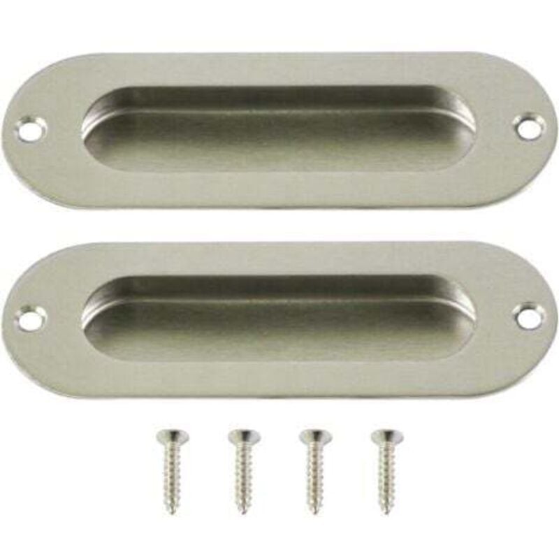 foto del prodotto odipie set di 2 maniglie ad incasso per porte scorrevoli in acciaio inox.