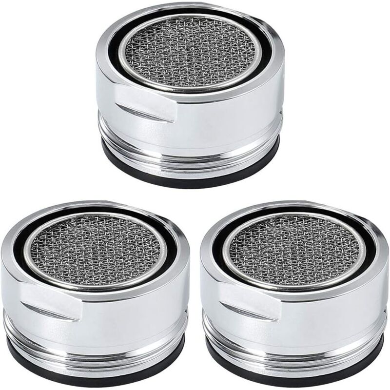 foto del prodotto odipie - set di 3 aeratori per rubinetto, filtro per rubinetto del lavello, filtro per lavello in acciaio inossidabile per parti di ricambio del
