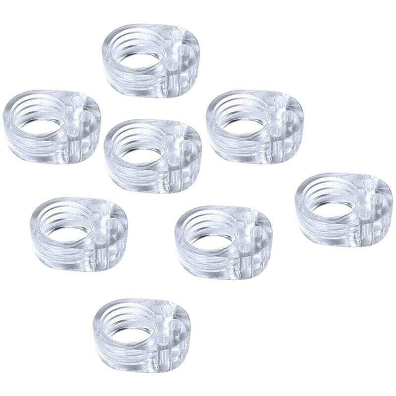 foto del prodotto odipie - set di 8 protezioni per maniglie delle porte - maniglia per porte in silicone - maniglia per porte in pvc - maniglia per porte trasparente