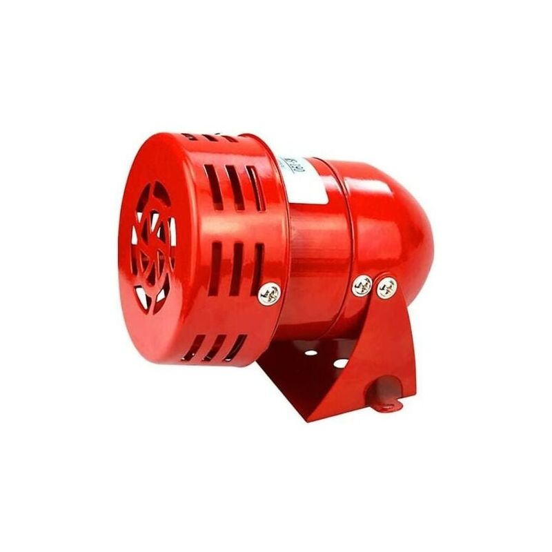 foto del prodotto odipie sirena di allarme 220 v potente da esterno, sirena di allarme 120 db, motore rosso led sirne corno in metallo allarme per barche industriale