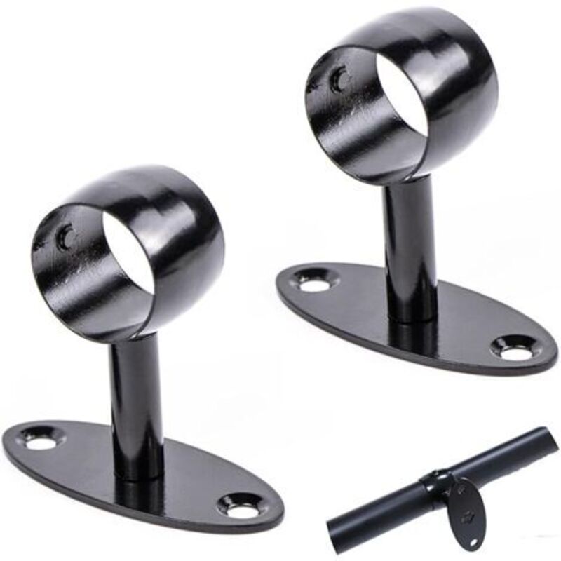 foto del prodotto odipie supporto corrimano, supporto per ringhiera per scale in acciaio inox da parete per scale, corridoi, bagni, interni ed esterni 33 mm, 2