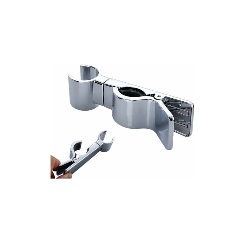 foto del prodotto odipie supporto doccia, staffa supporto doccia, supporto doccia saliscendi, supporto doccetta, 18 25 mm supporto soffione doccia, metallo,