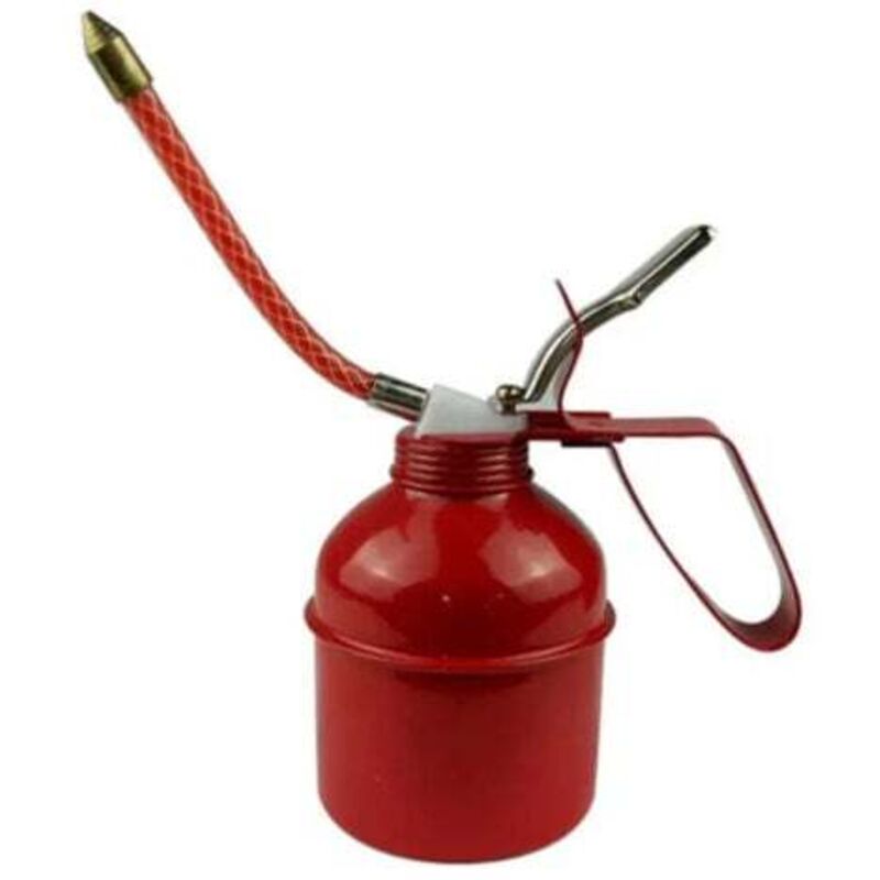 foto del prodotto odipie tanica in metallo per olio motore da 137 x 72 x 125 cm con tubo flessibile, rosso scuro, per manutenzione e uso domestico.