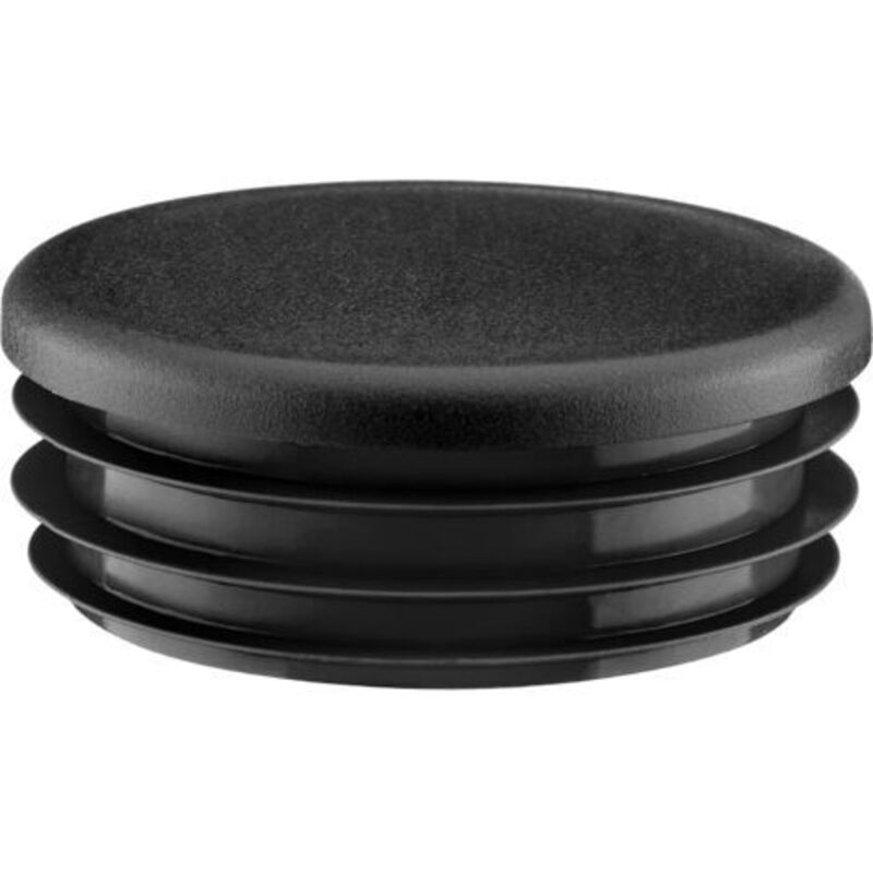 foto del prodotto odipie tappi per tubi rotondi da 40 mm, neri, confezione da 4, tappo terminale per tubo da 4 cm
