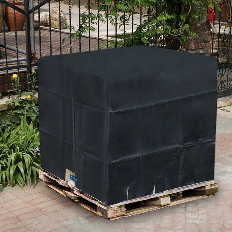 foto del prodotto odipie telo protettivo ibc tessuto oxford 210d, telo protettivo impermeabile antipolvere telo copriserbatoio ibc per serbatoio ibc grv da 600 litri