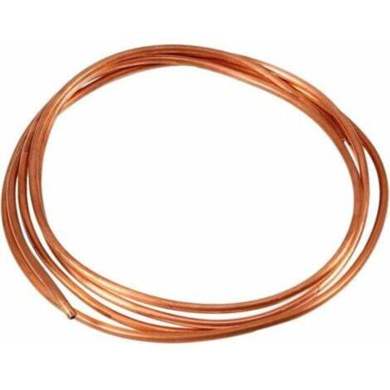 foto del prodotto odipie tubo di rame, bobina di tubo di rame flessibile da 2 m, 4 mm di diametro esterno x 3 mm di diametro interno per tubi di refrigerazione 4 mm