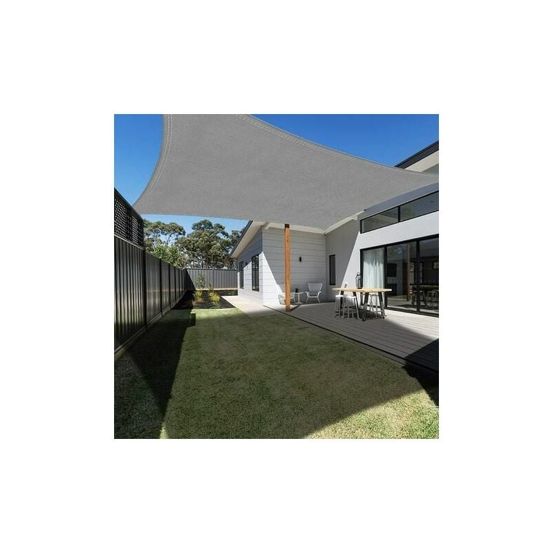 foto del prodotto odipie vela ombreggiante 4 x 5 m tenda da sole esterna impermeabile anti uv per terrazza giardino