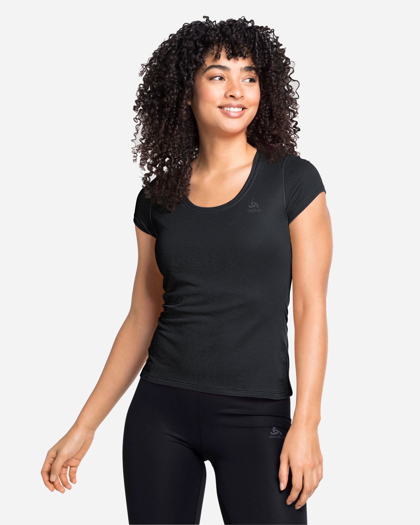 foto del prodotto odlo active f dry light eco w maglia intimo tecnico donna nero