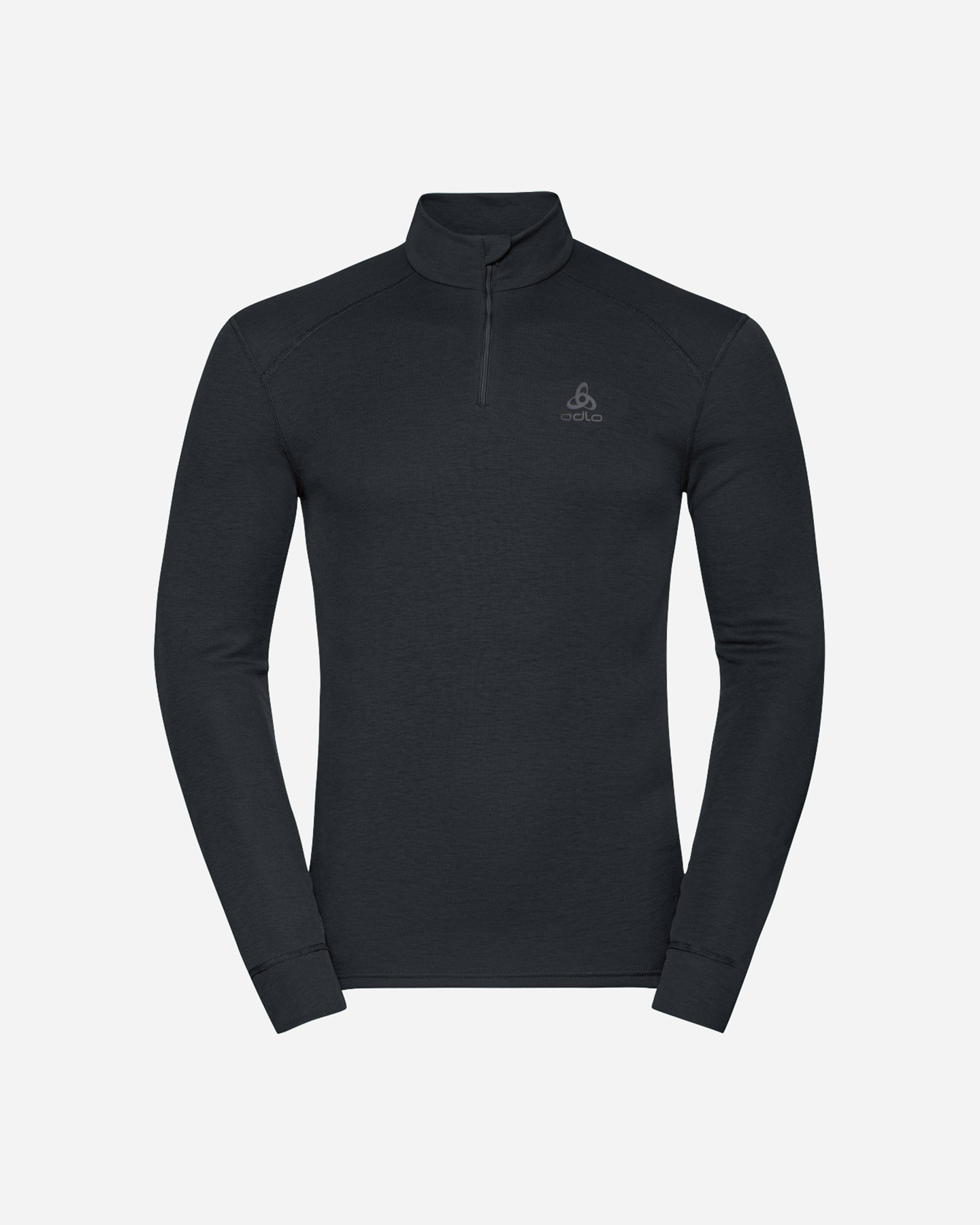 foto del prodotto odlo active warm eco 1 2 zip m maglia intimo tecnico uomo nero