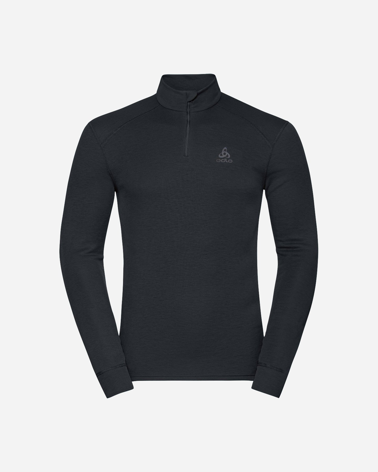 foto del prodotto odlo active warm eco 1 2 zip m maglia intimo tecnico uomo nero