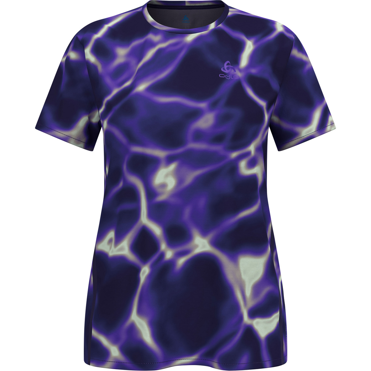 foto del prodotto odlo donna maglietta zeroweight chill tec print