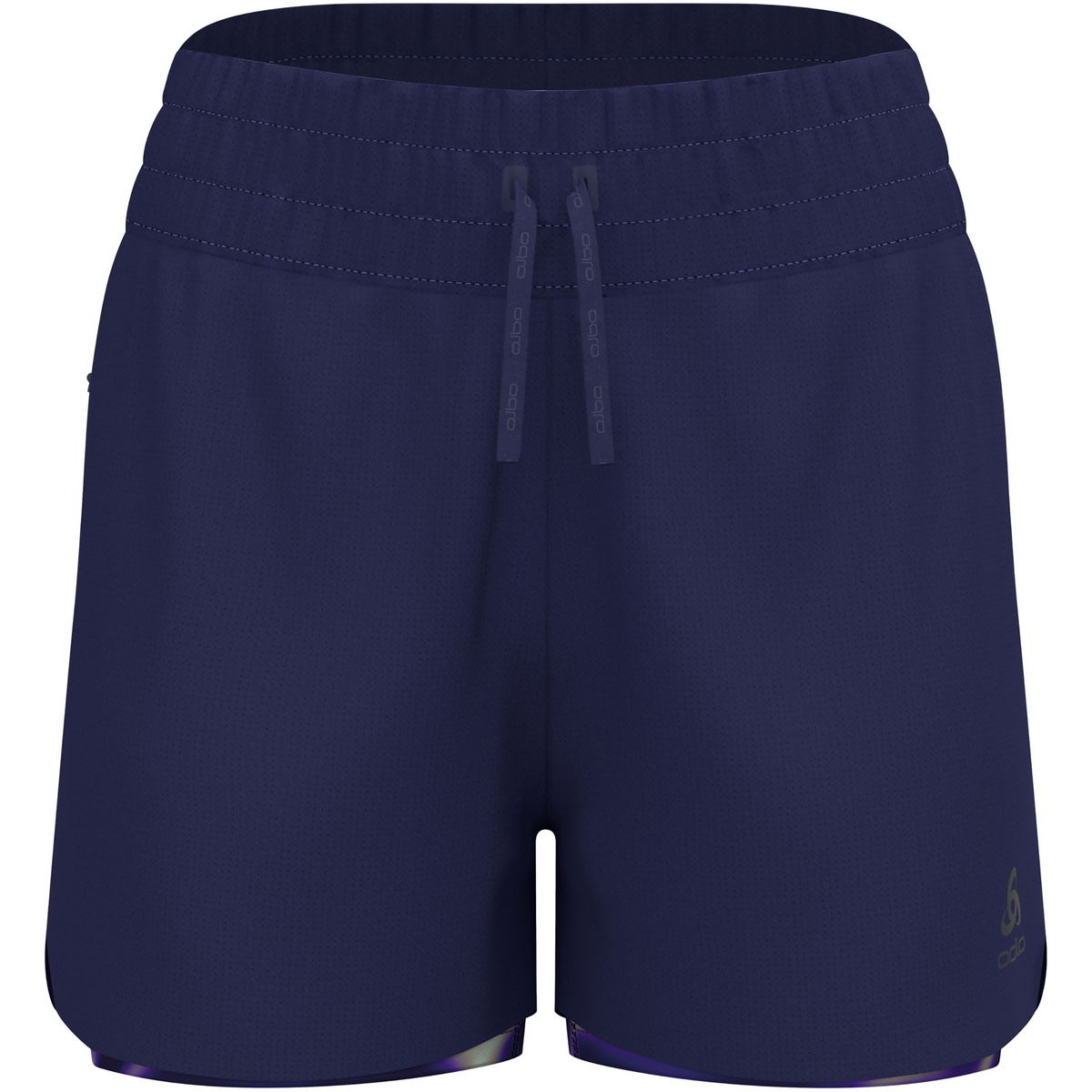 foto del prodotto odlo donna pantaloncini zeroweight 3 inch print 2 in 1