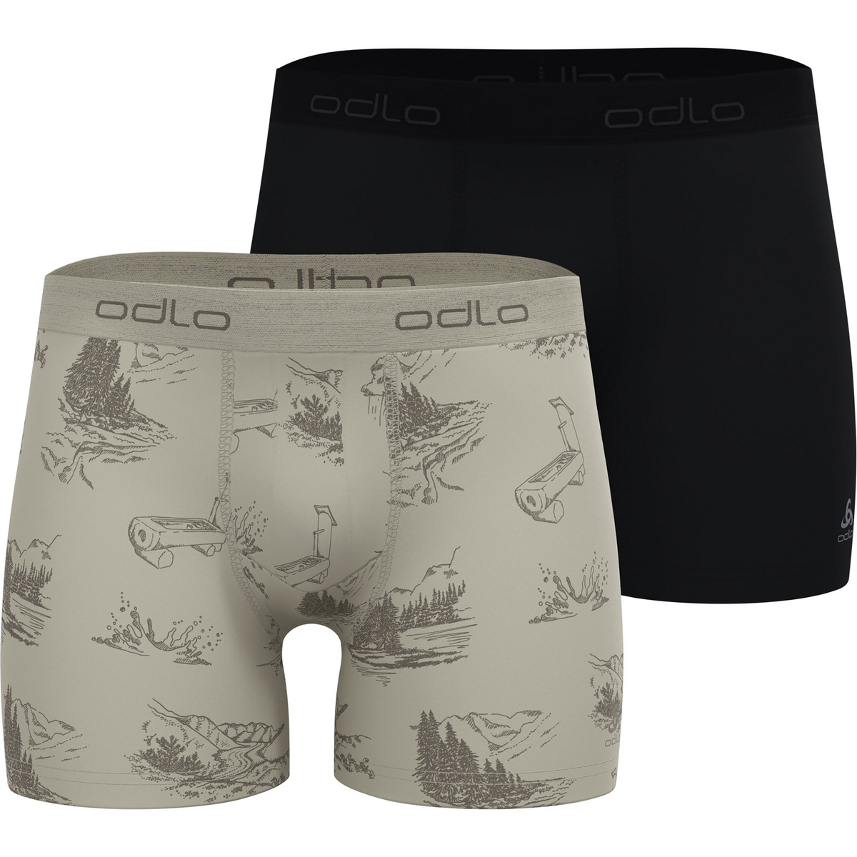 foto del prodotto odlo uomo boxer active f dry eco graphic 2er pack