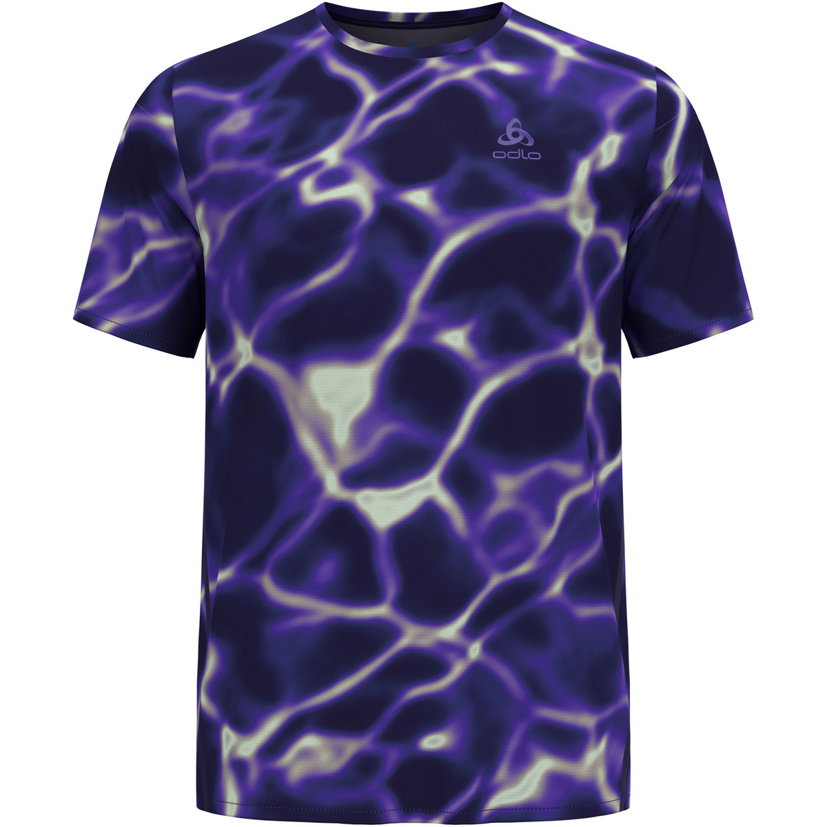 foto del prodotto odlo uomo maglietta zeroweight chill tec print