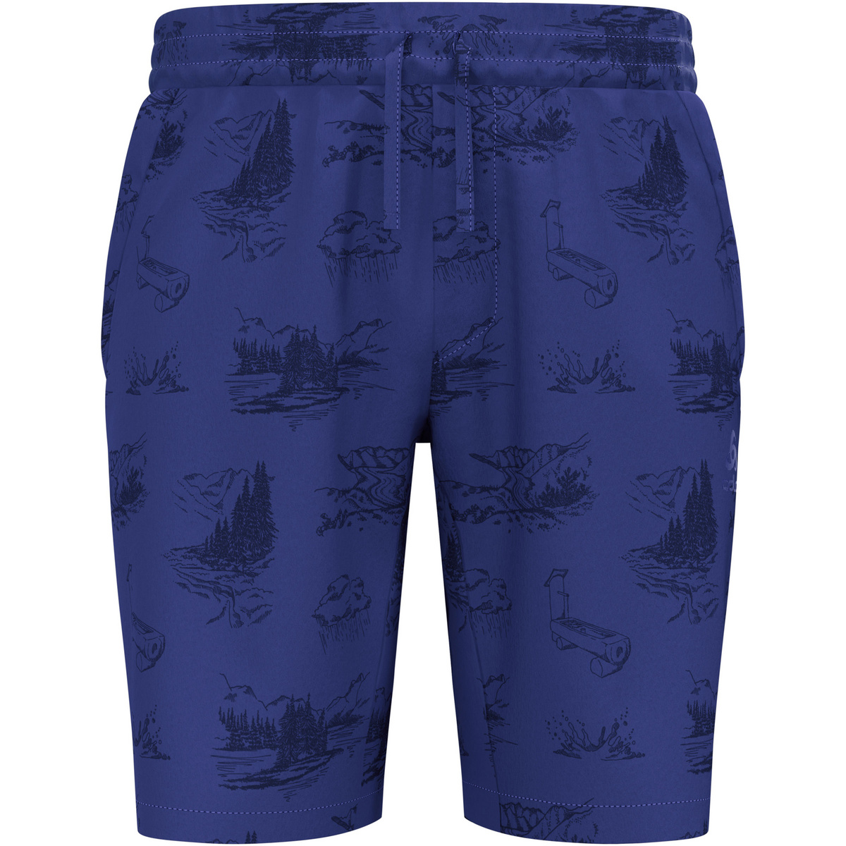 foto del prodotto odlo uomo pantaloncini essential print