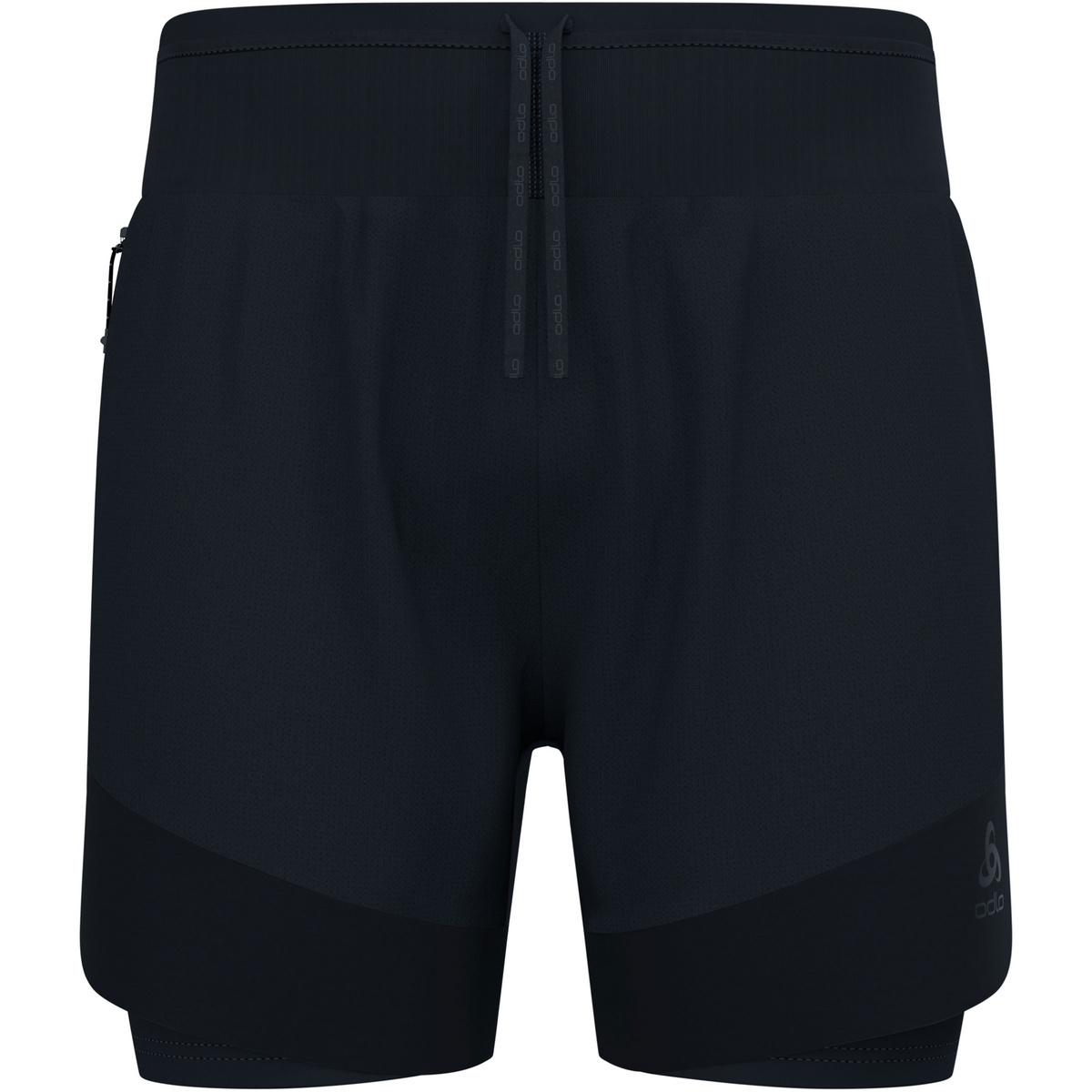 foto del prodotto odlo uomo pantaloncini x alp trail 6 inch 2 in 1