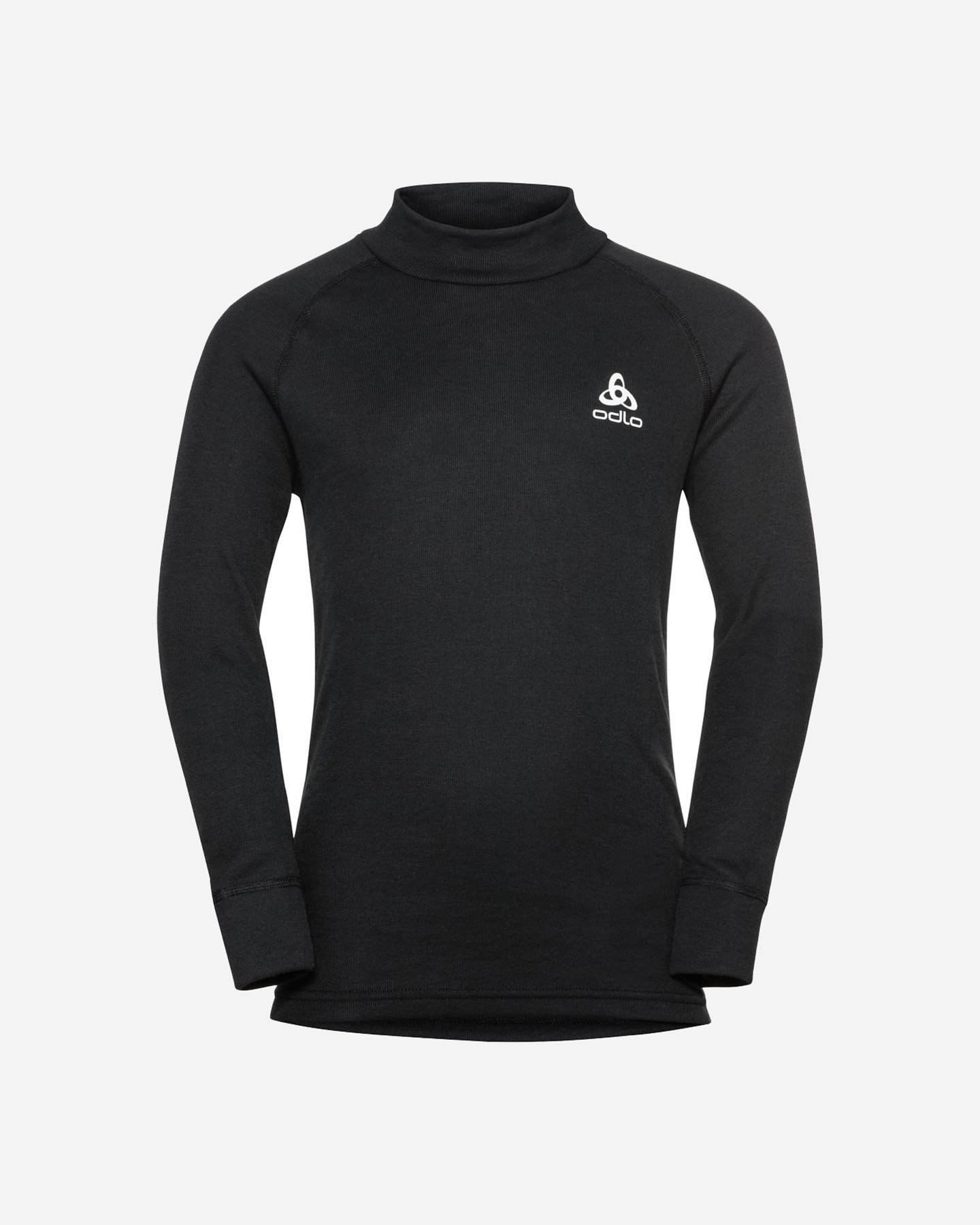 foto del prodotto odlo warm eco jr - maglia intimo tecnico - nero