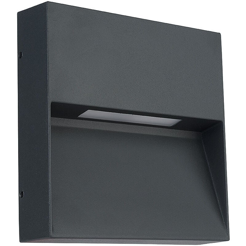 foto del prodotto odo applique led quadro grigio 3w 4000k bellotti