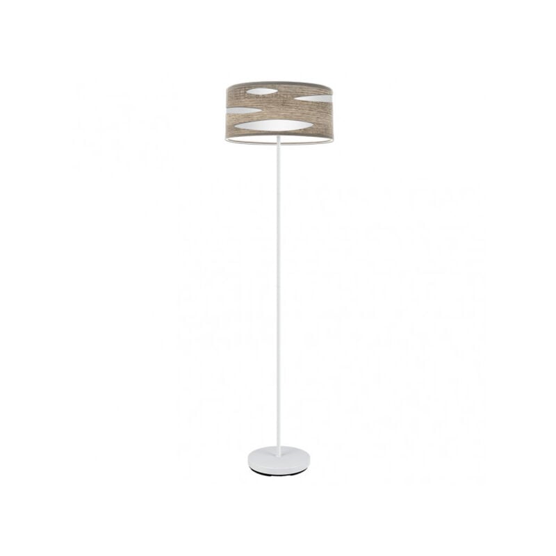 foto del prodotto odra 1xe27 bianco bianco grigio legno 165x40x40 cm mark fabrilamp