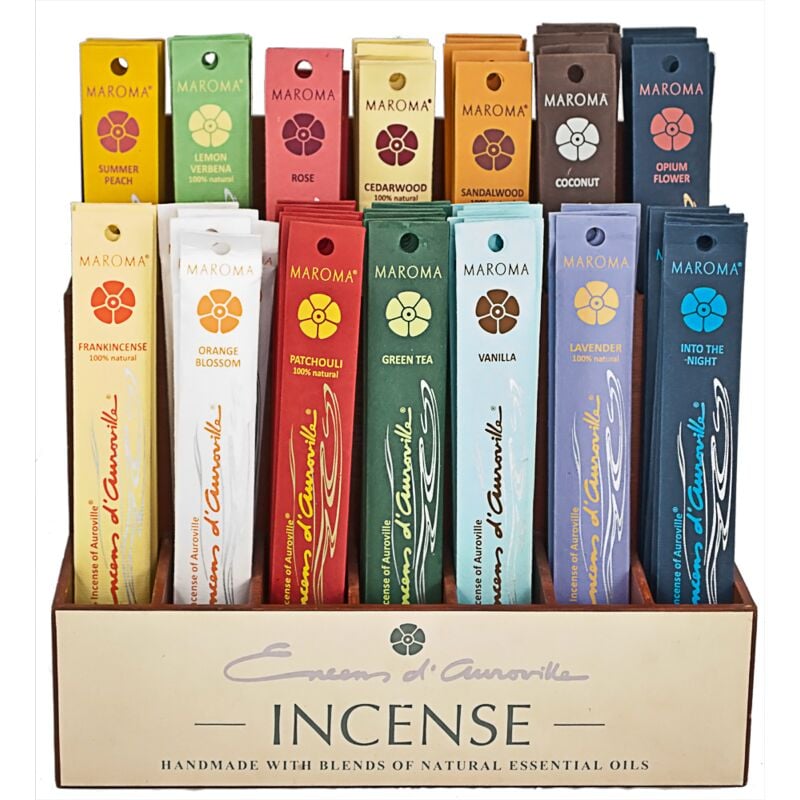 foto del prodotto offerta 3 confezioni di incenso maroma fragranze assortite bastoncini incensi indiani