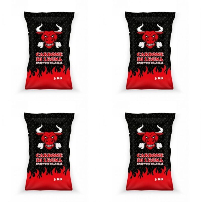 foto del prodotto offerta carbone eco trade toro 12 kg, arredo, barbecue