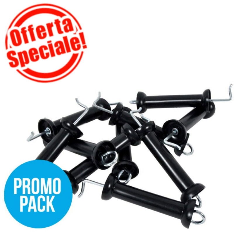 foto del prodotto offerta speciale maniglia isolante gallagher a pressione colore nero in confezione da 10 pezzi