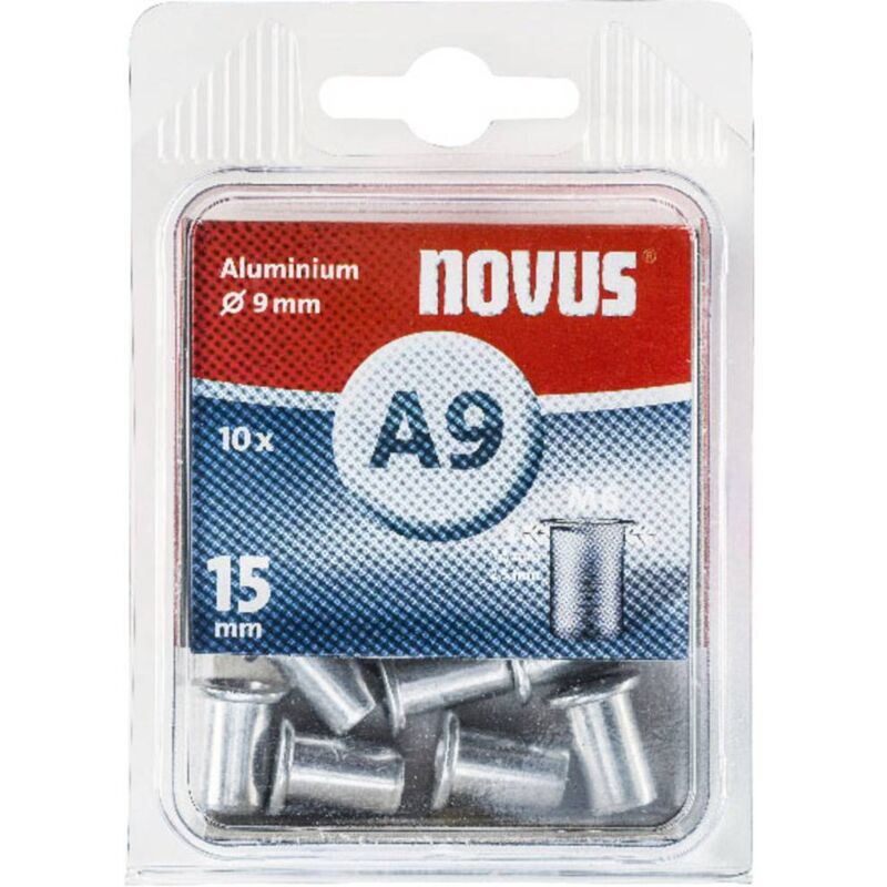 foto del prodotto office 106440900 occhiello x l 9 mm x 15 mm m6 alluminio alluminio 10 pz. novus