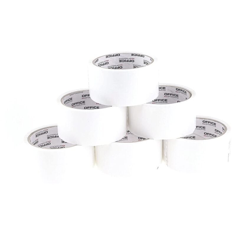 foto del prodotto officer products prodotti 15025031 14 nastro per imballaggio, 6 rotoli, larghezza 48 mm x lunghezza 46 m, nastro adesivo acrilico colorato in