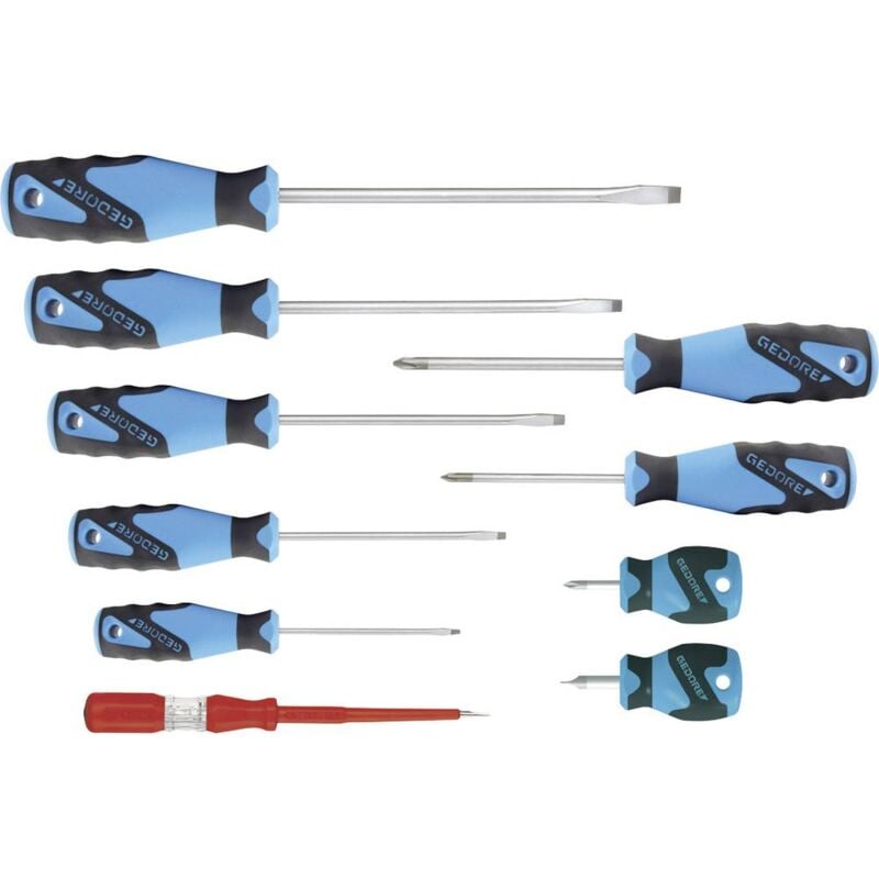 foto del prodotto officina e meccanica kit cacciaviti 10 parti taglio, croce phillips gedore