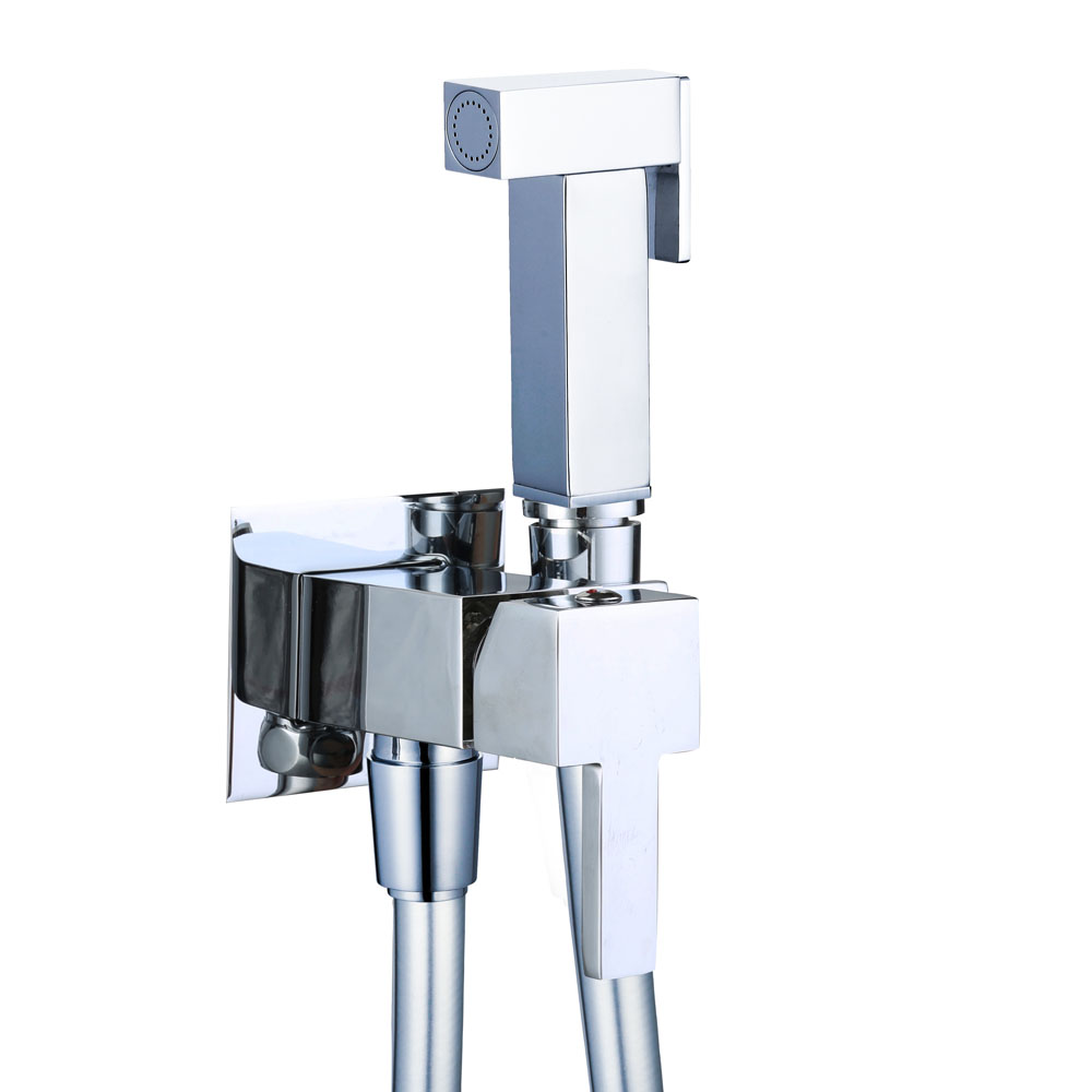 foto del prodotto ogomondo kit idroscopino acqua calda e fredda shut-off azionamento a leva ottone *** finitura- cromato quadro, confez...