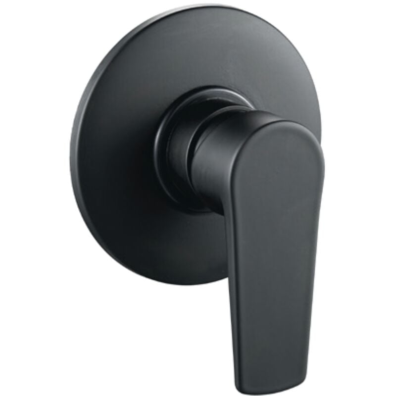 foto del prodotto ogomondo miscelatore doccia da parete africa ad incasso ottone colore nero opaco bagno confezione 1
