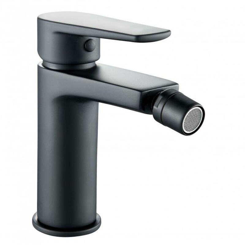 foto del prodotto ogomondo miscelatore rubinetto africa per bidet in ottone colore nero opaco con piletta confezione 1
