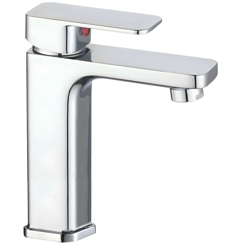foto del prodotto ogomondo miscelatore rubinetto lavabo appoggio bocca alta francia cromato bagno casa confezione 1