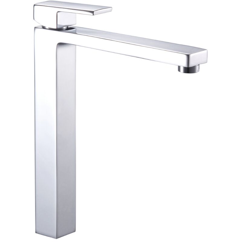 foto del prodotto ogomondo miscelatore rubinetto lavabo appoggio purple bocca alta cromo lucido confezione 1