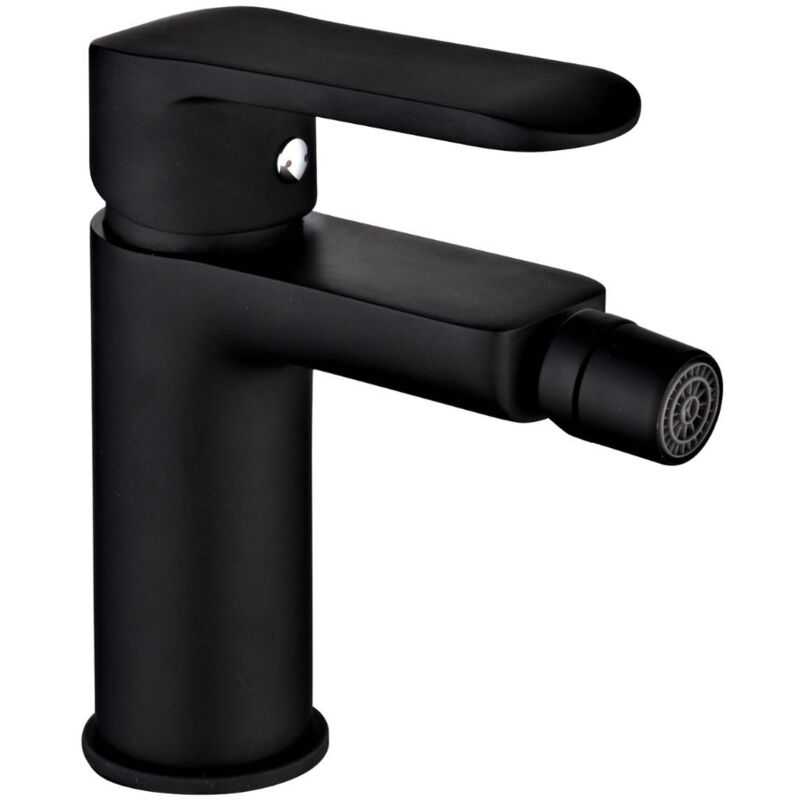 foto del prodotto ogomondo miscelatore rubinetto puma per bidet in ottone colore nero opaco con piletta confezione 1