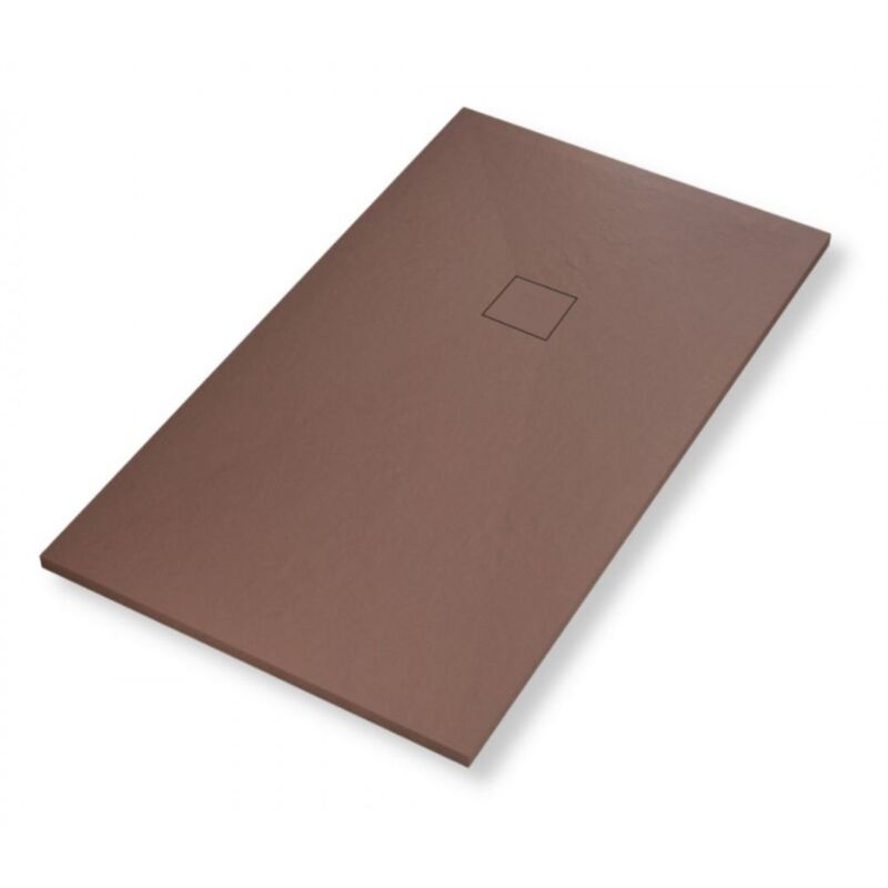 foto del prodotto ogomondo piatto doccia mineral marmo resina antiscivolo spessore 4 cm misure l120 x p70 x h4 cm confezione 1
