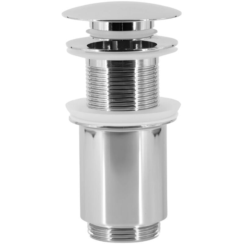 foto del prodotto ogomondo piletta universale miscelatore ottone lavabo bidet click clack tappo vasca bagno tipo di accessorio senza troppopieno pezzi 1