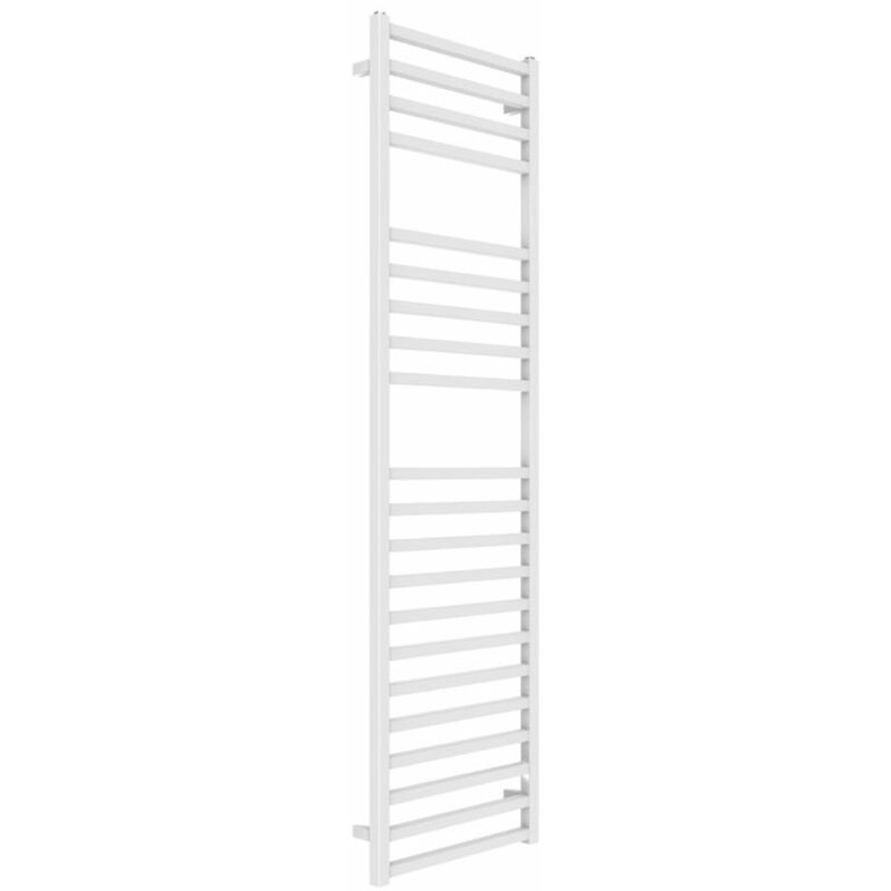 foto del prodotto ogomondo termoarredo bagno scaldasalviette forma square calorifero termosifone bianco opaco finitura bianco opaco misure h1800xl600xi570 mm