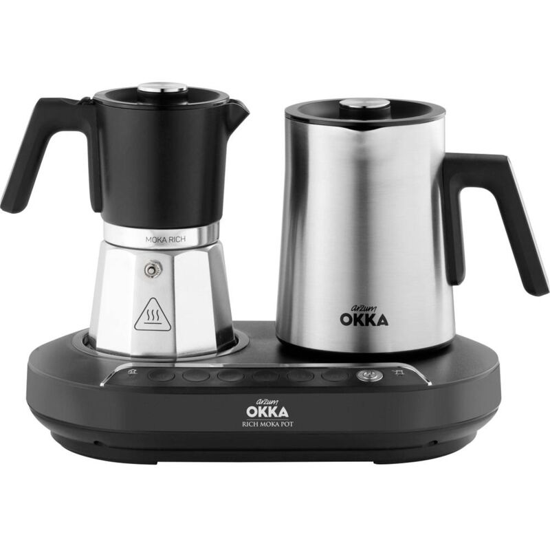 foto del prodotto ok0027 0500 caffettiera elettrica nero, cromo capacit tazze 5 arzum