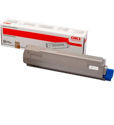 foto del prodotto oki 44643002 cartuccia toner originale magenta 1 pezzo i 