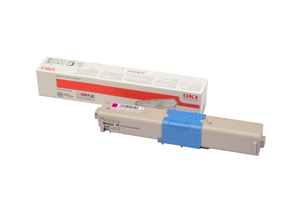 foto del prodotto oki 46508714 cartuccia toner originale magenta 1 pezzo i 