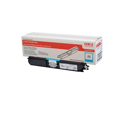 foto del prodotto oki c110 130 toner ciano 2.5k