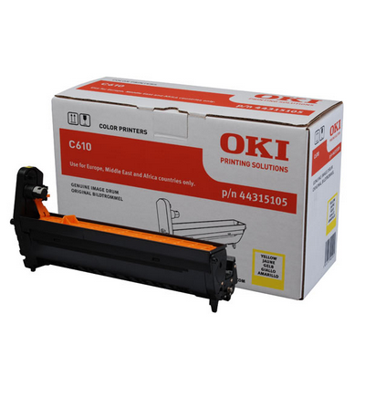 foto del prodotto oki c610 drum giallo